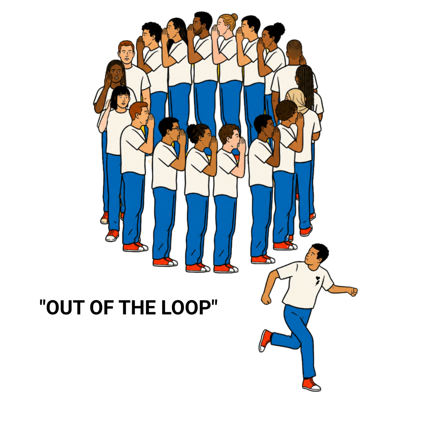 "Out Of The Loop" On Purpose Tee