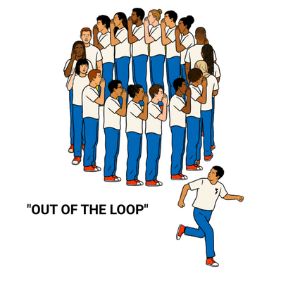"Out Of The Loop" On Purpose Tee