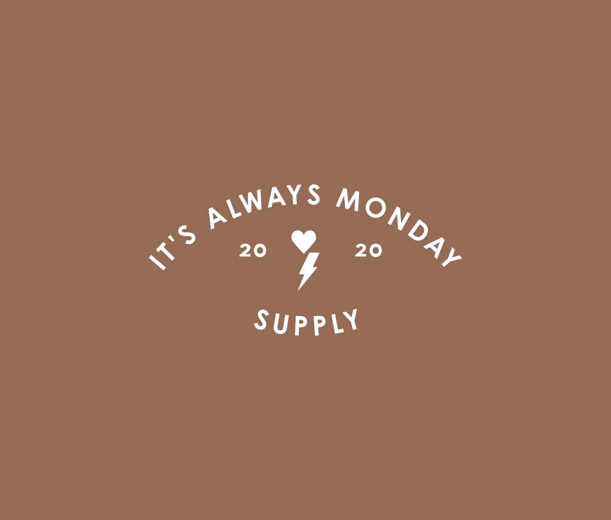 The Monday Unisex Hoodie Brown