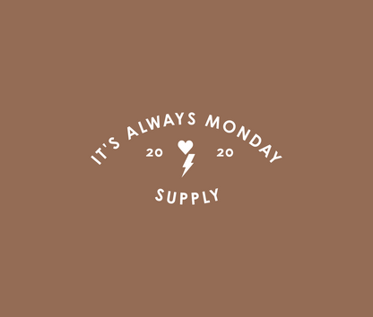 The Monday Unisex Hoodie Brown