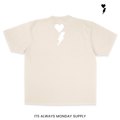 The Clock In Boxy Fit T Shirt (Garment Dye)