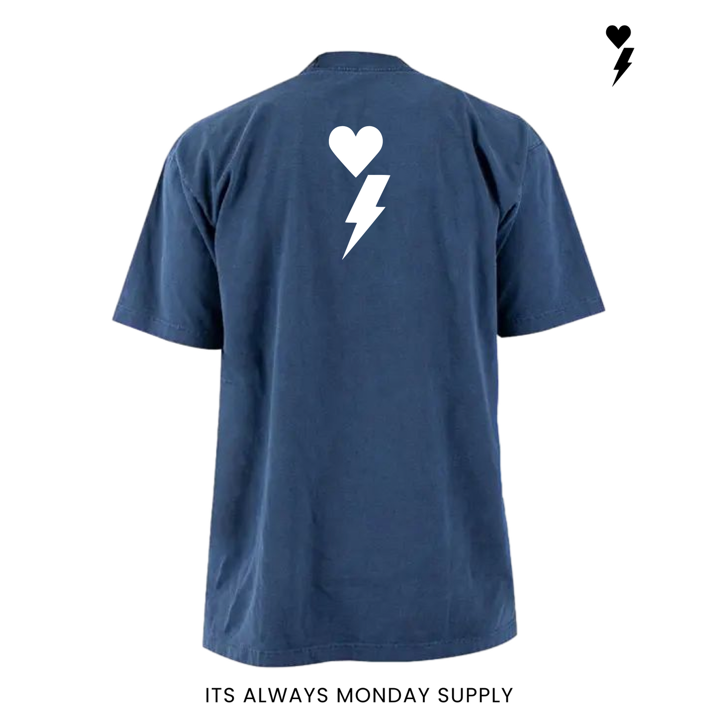 The Clock In Boxy Fit T Shirt (Garment Dye)