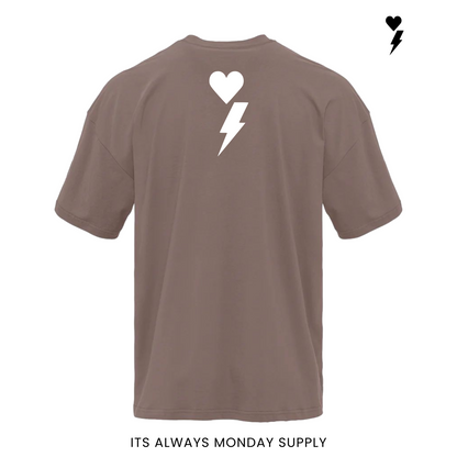 The Clock In Athletic Fit T Shirt - Black/White