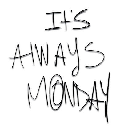 Handwritten Monday Garment Dye T-Shirt