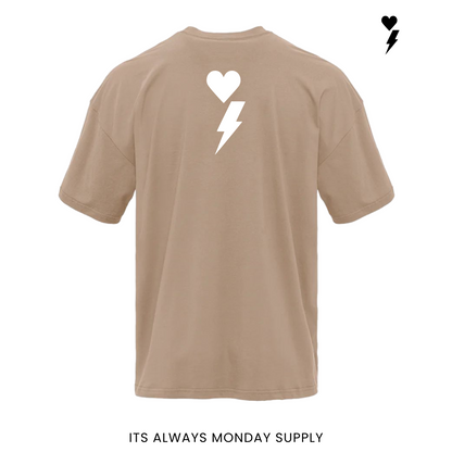 The Clock In Athletic Fit T Shirt - Black/White