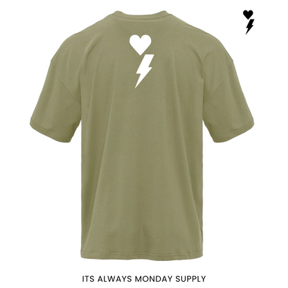 The Clock In Athletic Fit T Shirt - Black/White