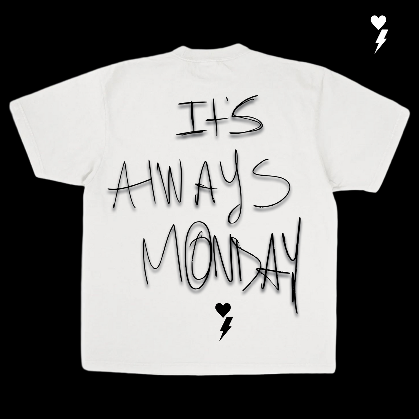 Handwritten Monday Garment Dye T-Shirt