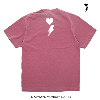 The Clock In Boxy Fit T Shirt (Garment Dye)