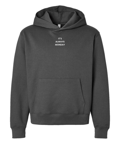The Monday Unisex Hoodie Charcoal