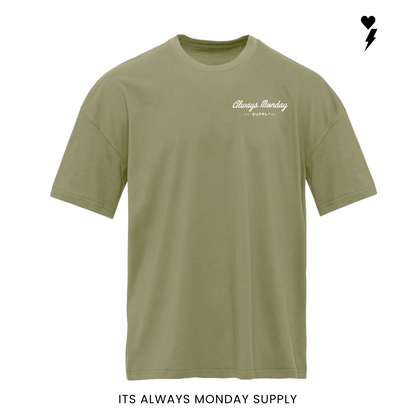 The Clock In Athletic Fit T Shirt - Black/White