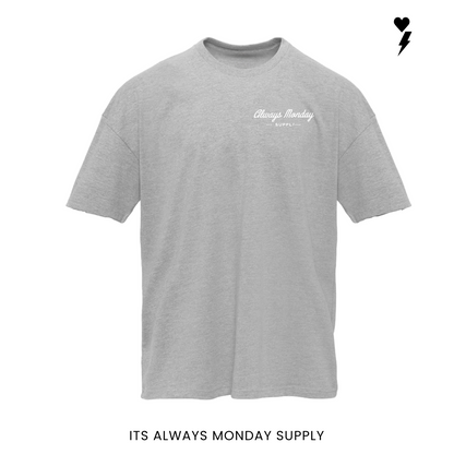 The Clock In Athletic Fit T Shirt - Black/White