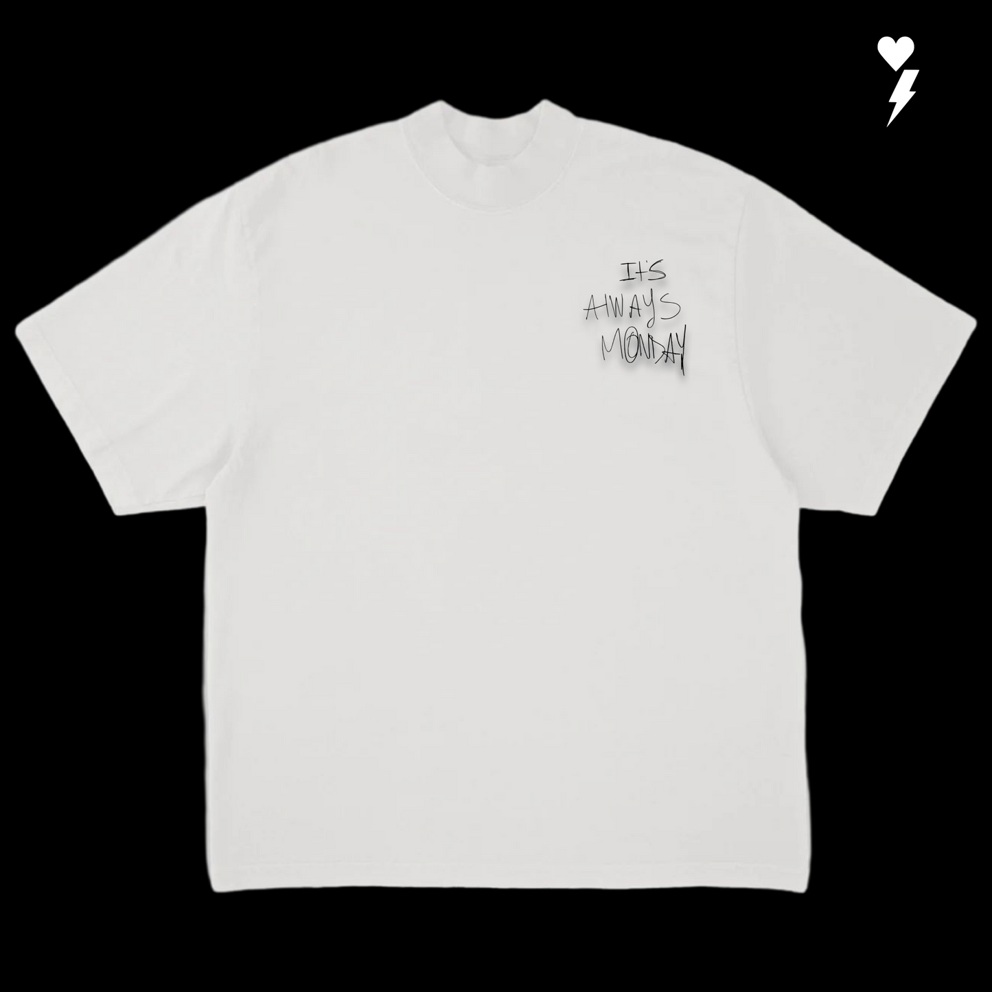 Handwritten Monday Garment Dye T-Shirt