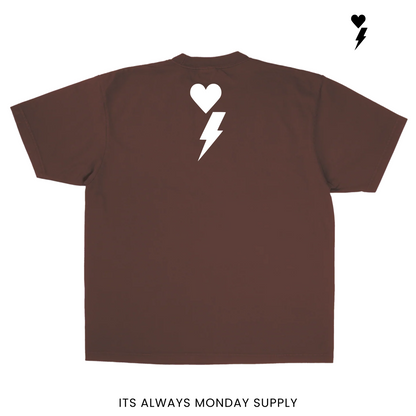 The Clock In Boxy Fit T Shirt (Garment Dye)