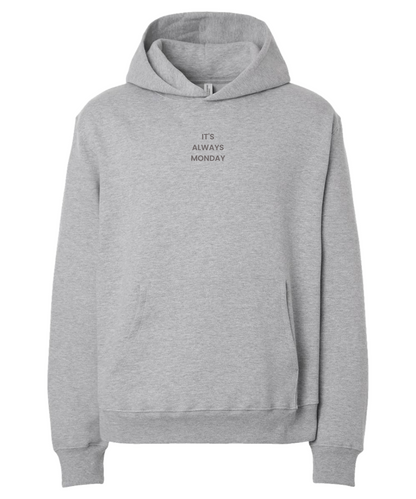 The Monday Unisex Hoodie Heather Grey