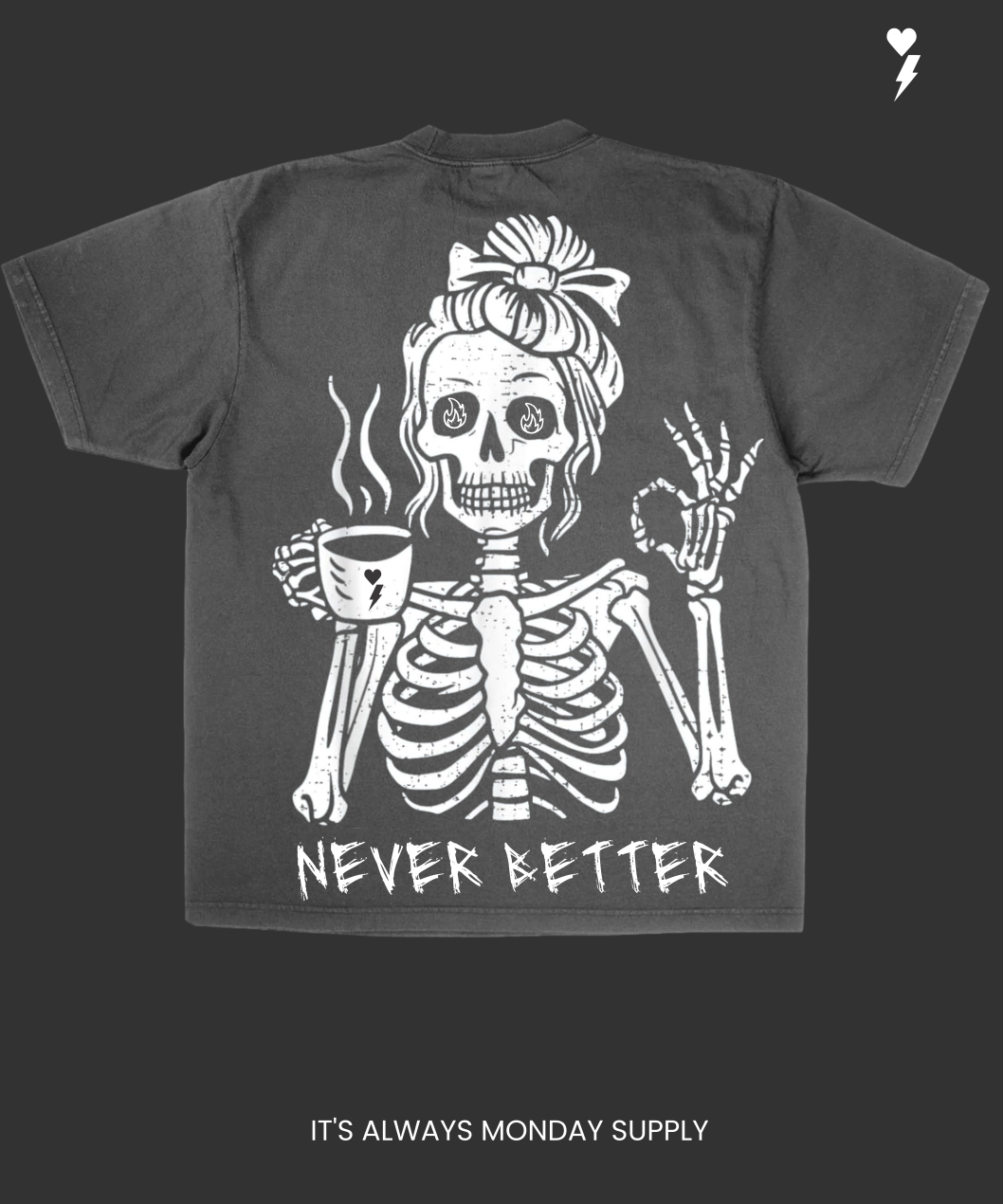 Til' Coffee Do Us Apart T Shirt LADIES