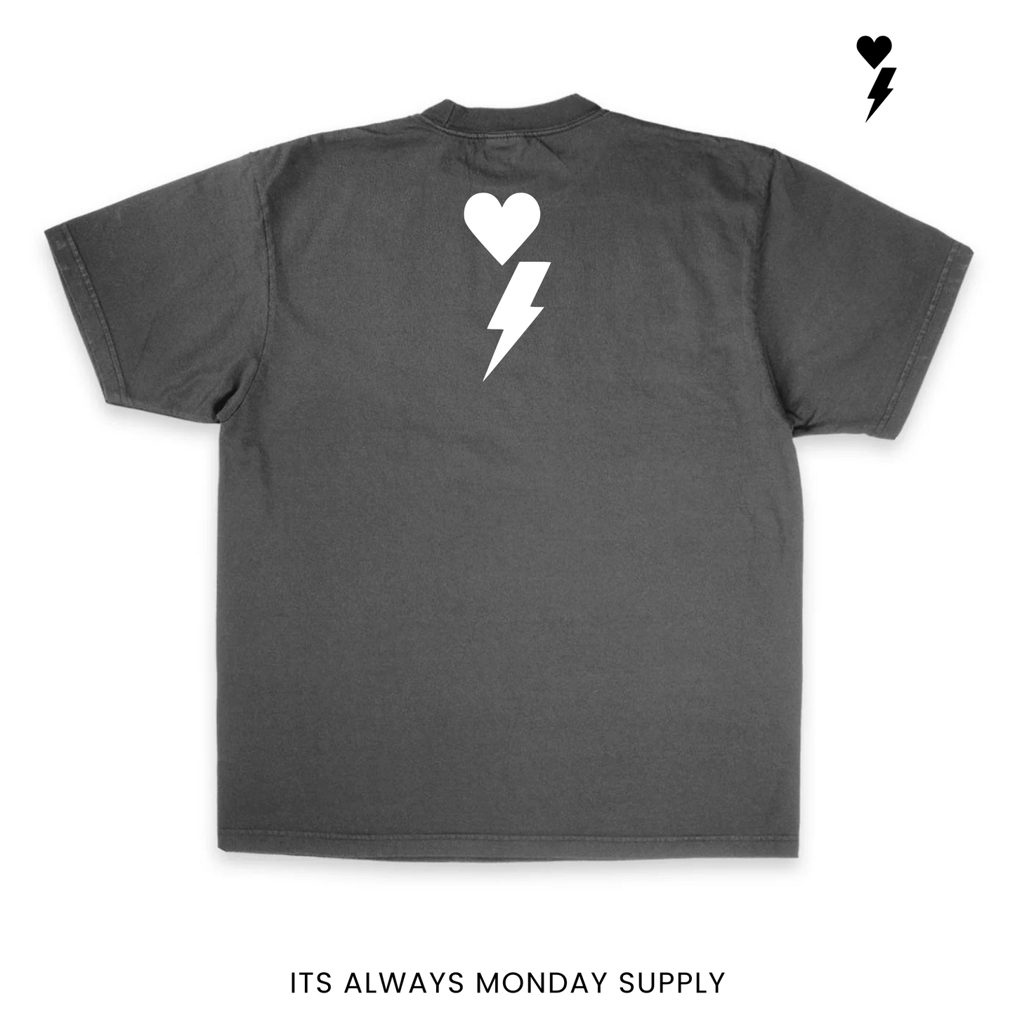 The Clock In Boxy Fit T Shirt (Garment Dye)