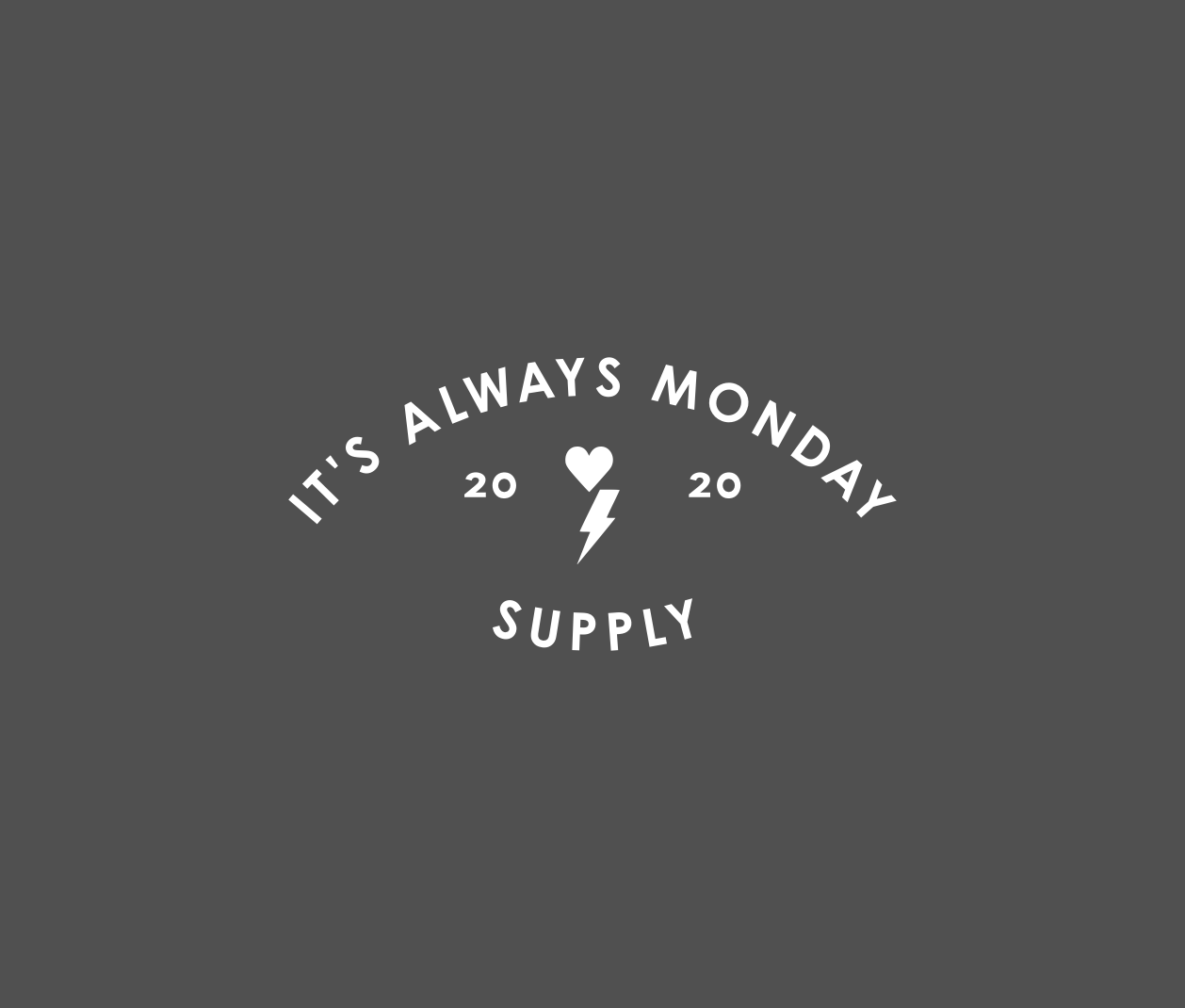 The Monday Unisex Hoodie Charcoal