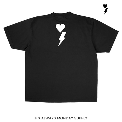 The Clock In Boxy Fit T Shirt (Garment Dye)