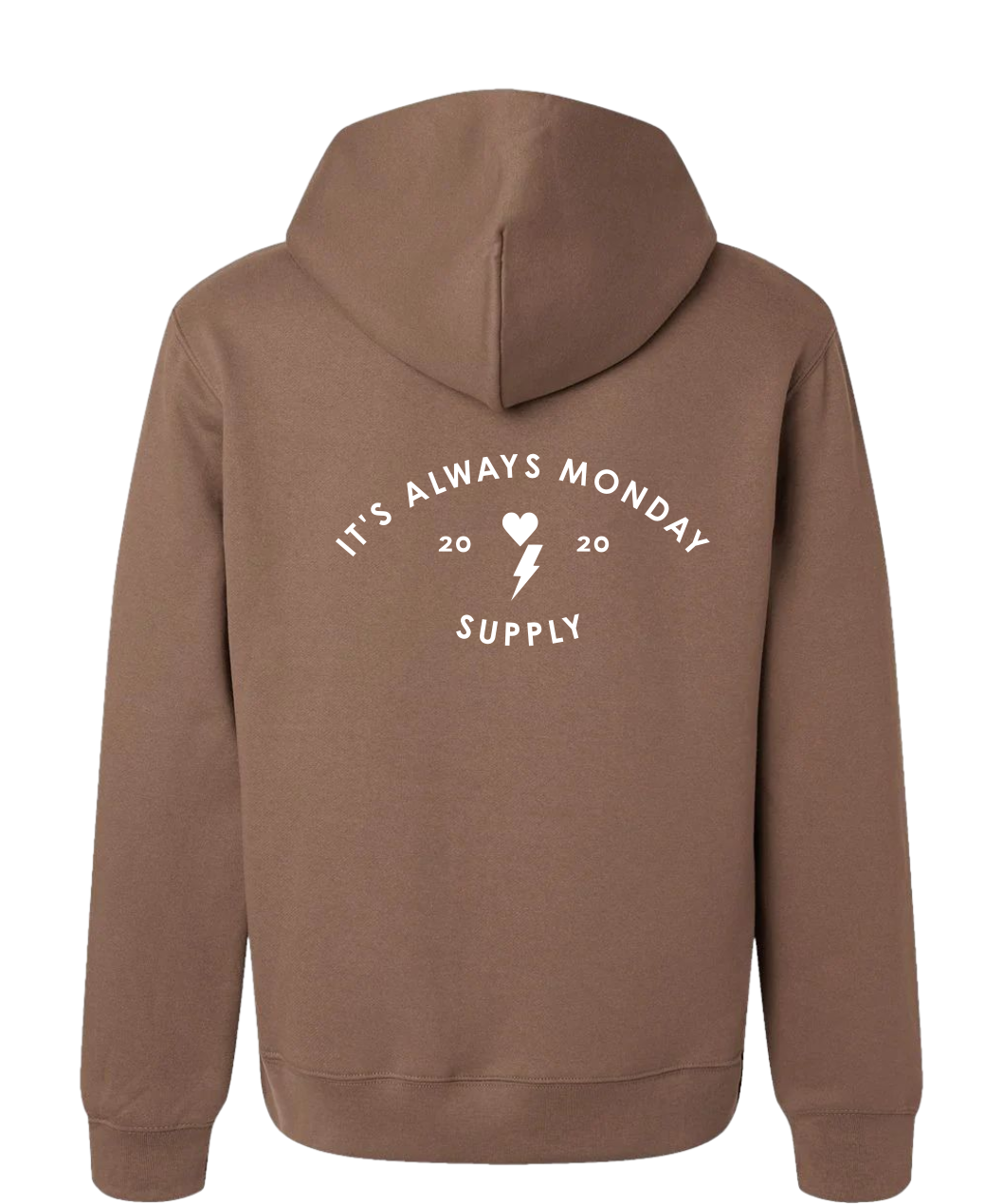 The Monday Unisex Hoodie Brown