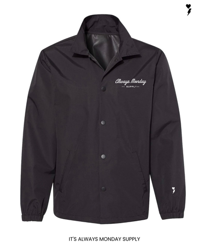 Work Harder Mens Coach's Jacket