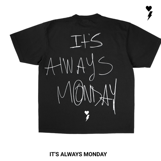 Handwritten Monday Garment Dye T-Shirt