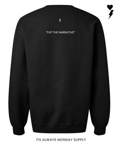 Flip The Script Crewneck Sweater