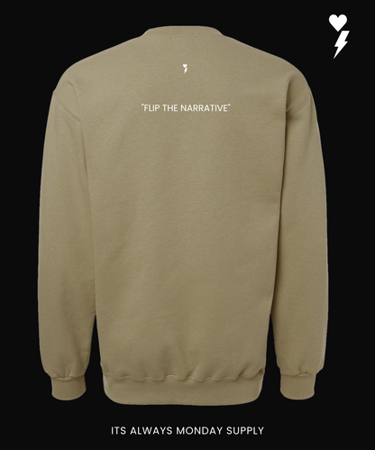 Flip The Script Crewneck Sweater