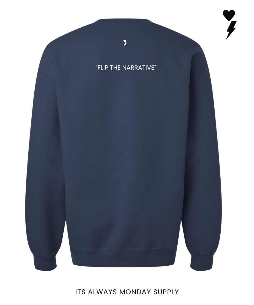 Flip The Script Crewneck Sweater