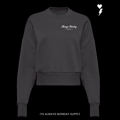 PREMIUM HEAVYWEIGHT WOMENS WORK HARDER CREW NECK