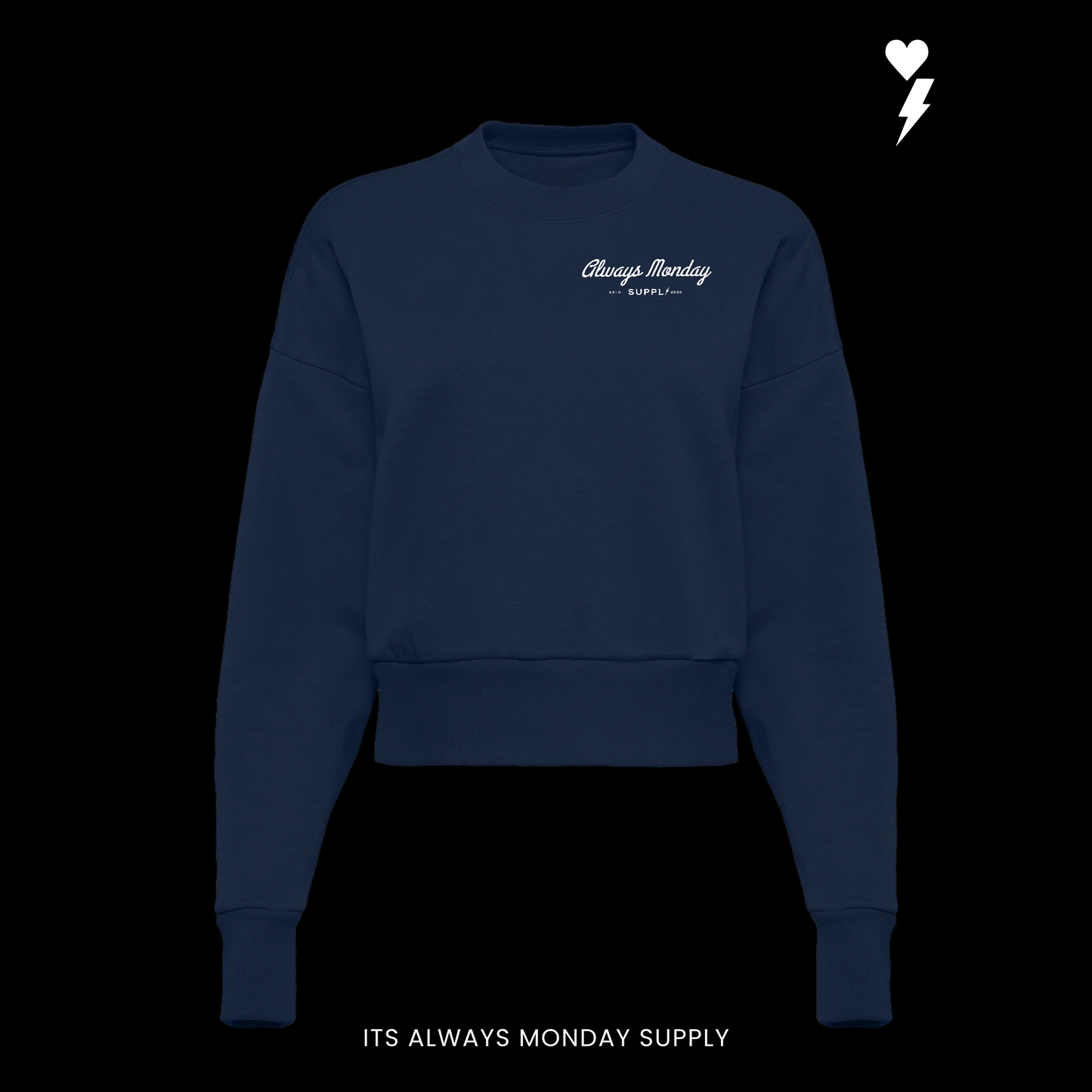 PREMIUM HEAVYWEIGHT WOMENS WORK HARDER CREW NECK