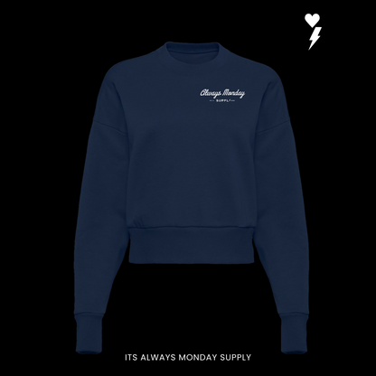 PREMIUM HEAVYWEIGHT WOMENS WORK HARDER CREW NECK